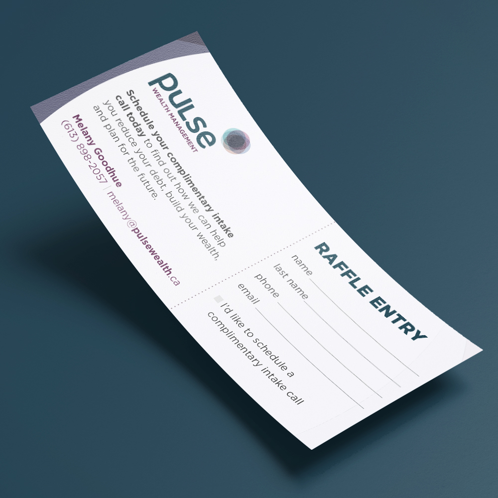 Pulse Wealth Management Raffle Ticket
